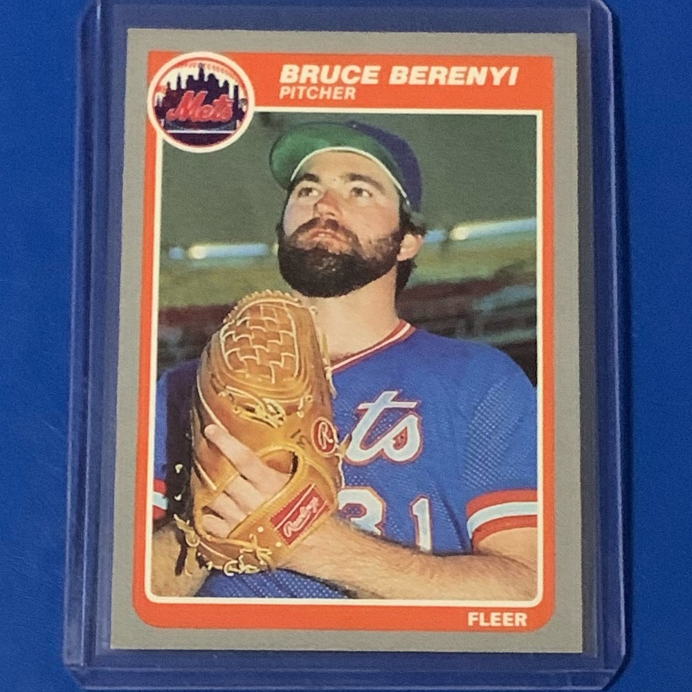 Bruce Berenyi #73 1985 Fleer Baseball Trading Card